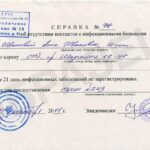 Купить справку об эпидокружении